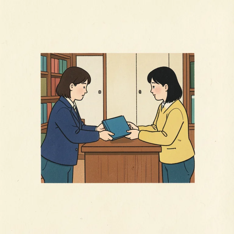 Illustration of 借りる