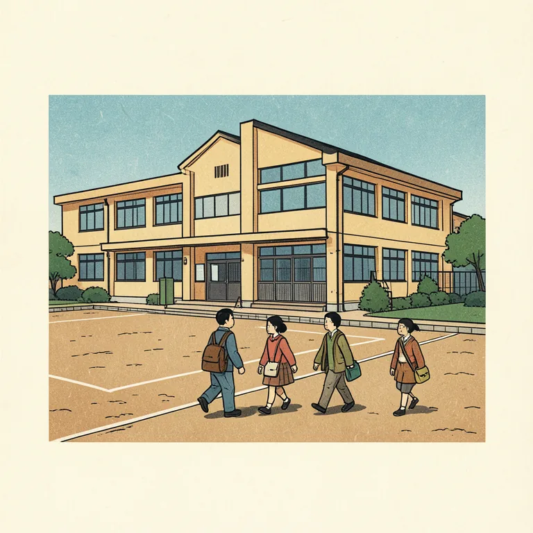 学校 그림