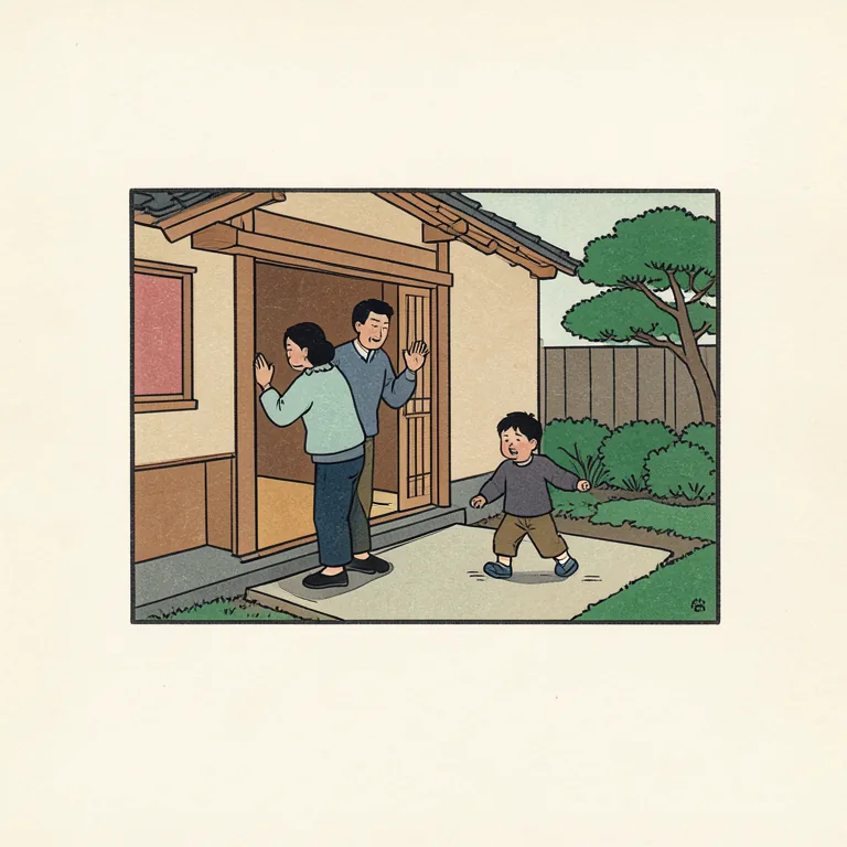 Illustration of 住む