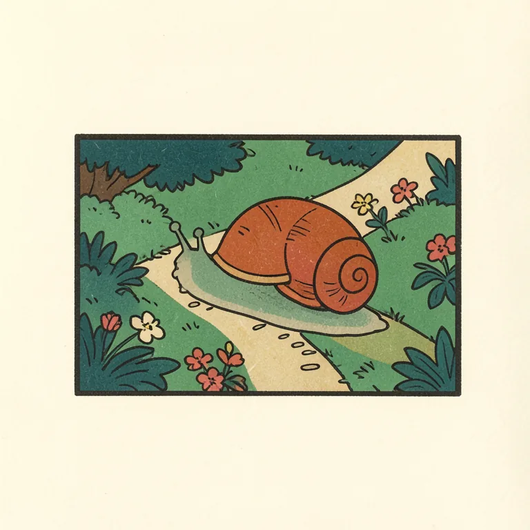 遅い 그림