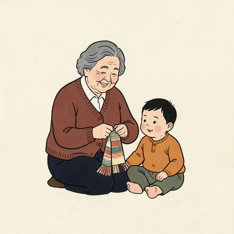 祖母 그림