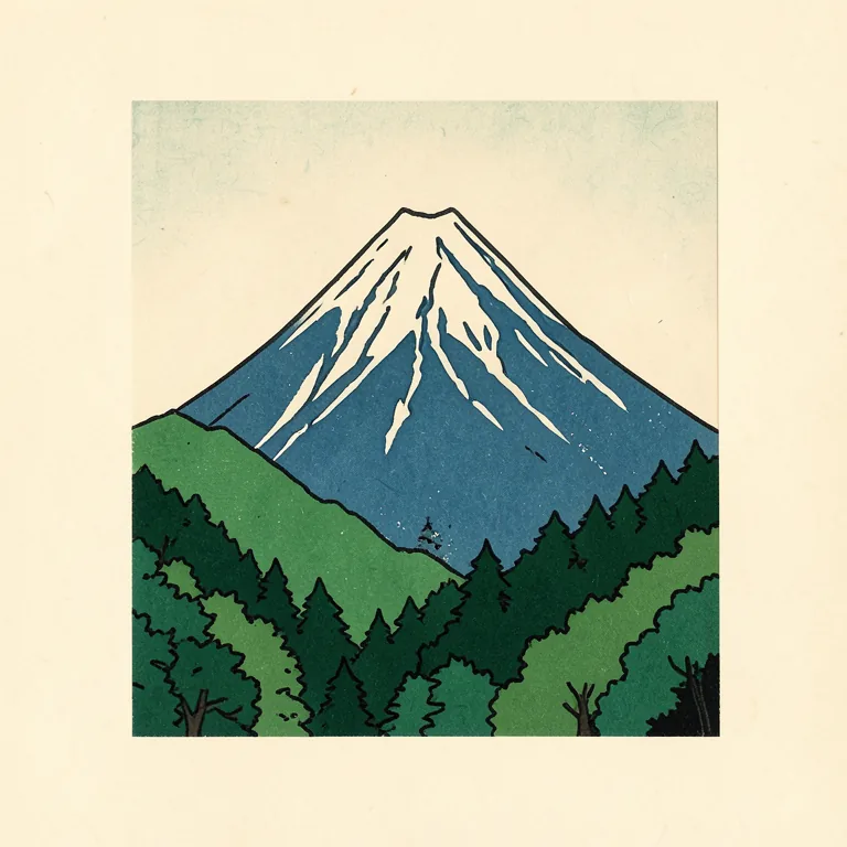 山的插图