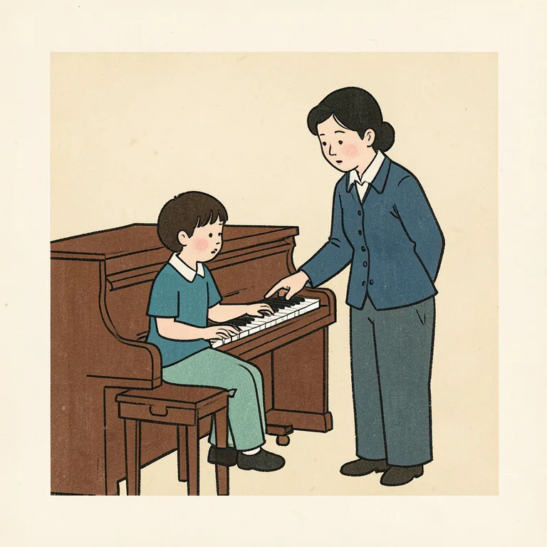 習う 그림