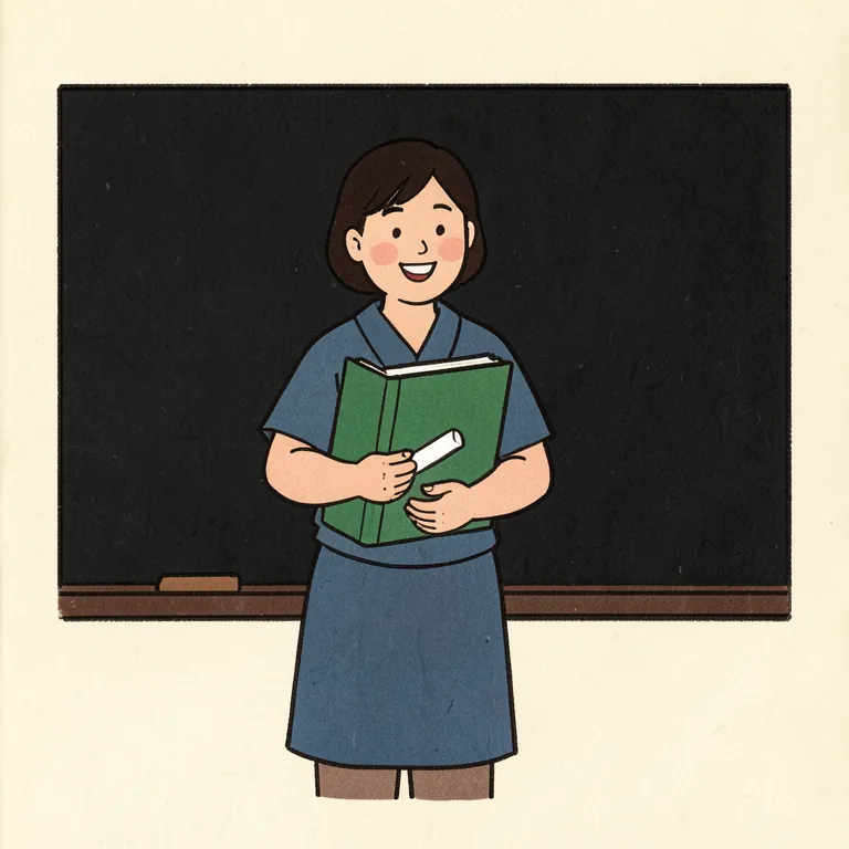 Illustration of 先生