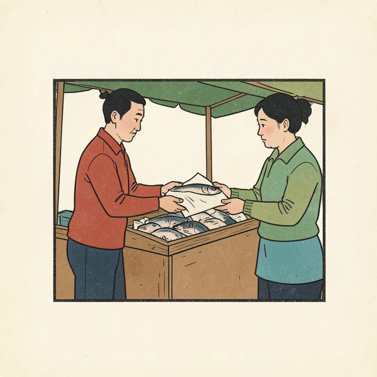 Illustration of 売る