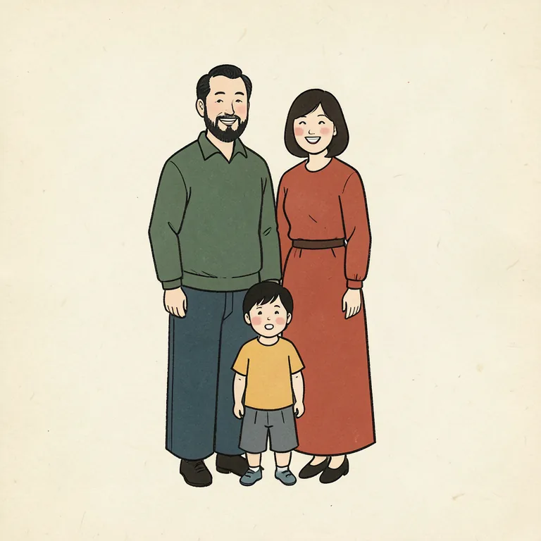 両親 그림