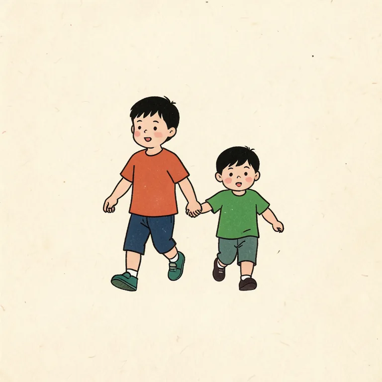 弟的插图