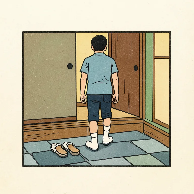 Illustration of 脱ぐ
