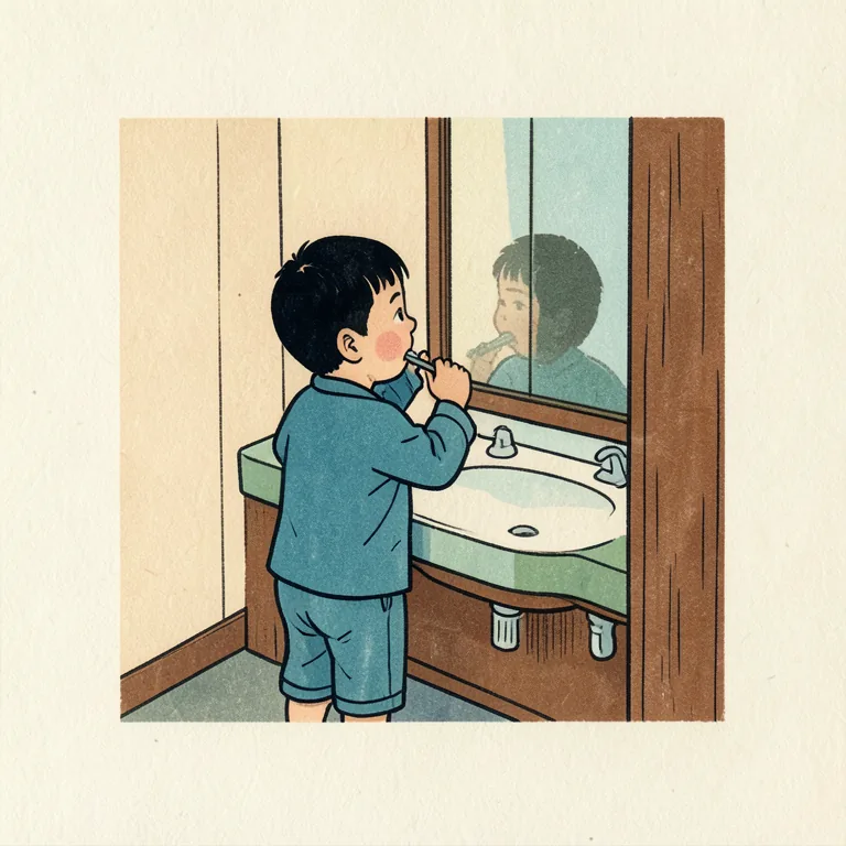 磨く 그림